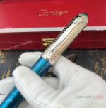 Buy AAA Replica Cartier Roadster Ballpoint Pen Blue&Silver